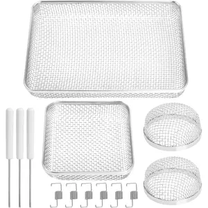 RV Furnace Vent Screen for Water Heater Vent Cover, RV Bugs Screen, Flying Insect Screen, Stainless Steel Mesh with Installation Tool