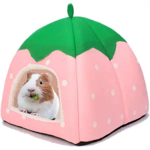 Guinea Pig Hideout Bed  House Cave Accessories Cozy -Out for Bunny Hedgehog Ferret Chinchilla&Other Small