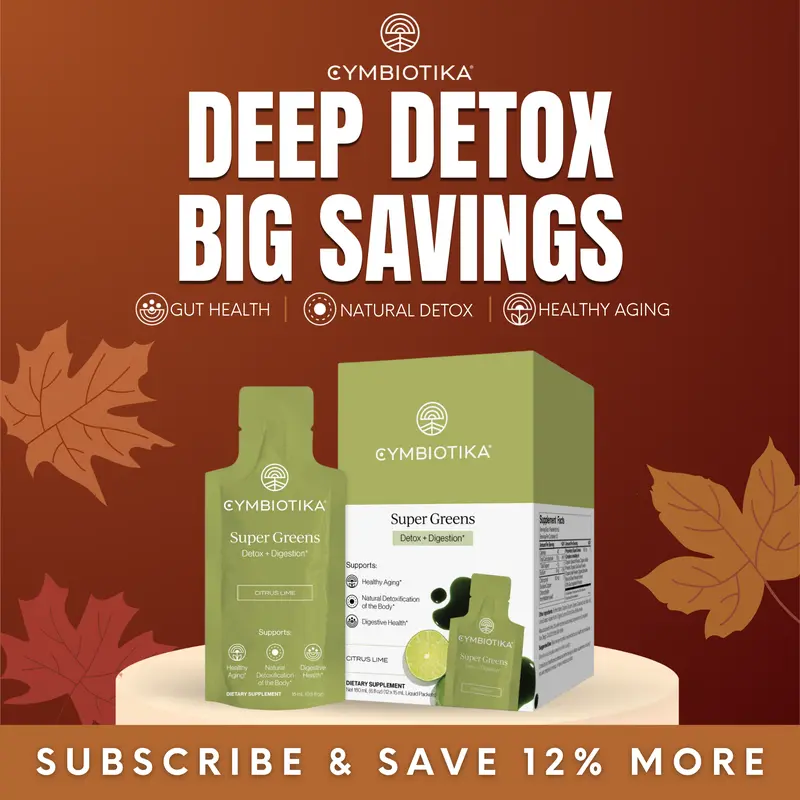 Super Greens | 12 Packets | Bioavailable Plant Compounds for Cellular Detoxification & Energy Boost - Healthcare Supplement - Vitamin, Nutrient Rich Complex