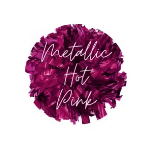 Premium Metallic Cheerleading Pom Poms - 20 Exclusive Colors