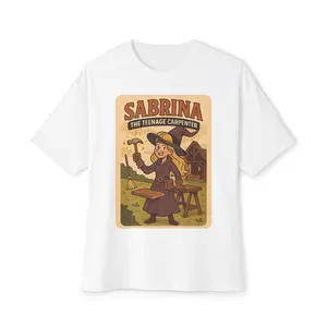 Sabrlna Carbenter Sabrina the Teenage Witch Oversized Tee, Sabrlna Carbenter T-Shirt, Sabrina the Teenage Witch Boxy Tee, Unisex Carbenter