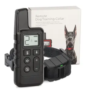 RechargeableElectric Collar Pet Trainer, Dog Training Collar With 3 Training Modes, Up to 1640 ft Remote Range, Electronic Dog Shock Collar for All Breeds