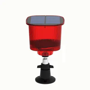 Solar Bird & Animal Rechargeable Repeller Device N911r, Bird Repelling, 8 LED Flashing Lights, Dual Charging Modes, 12 Sound Effects, Adjustable Modes