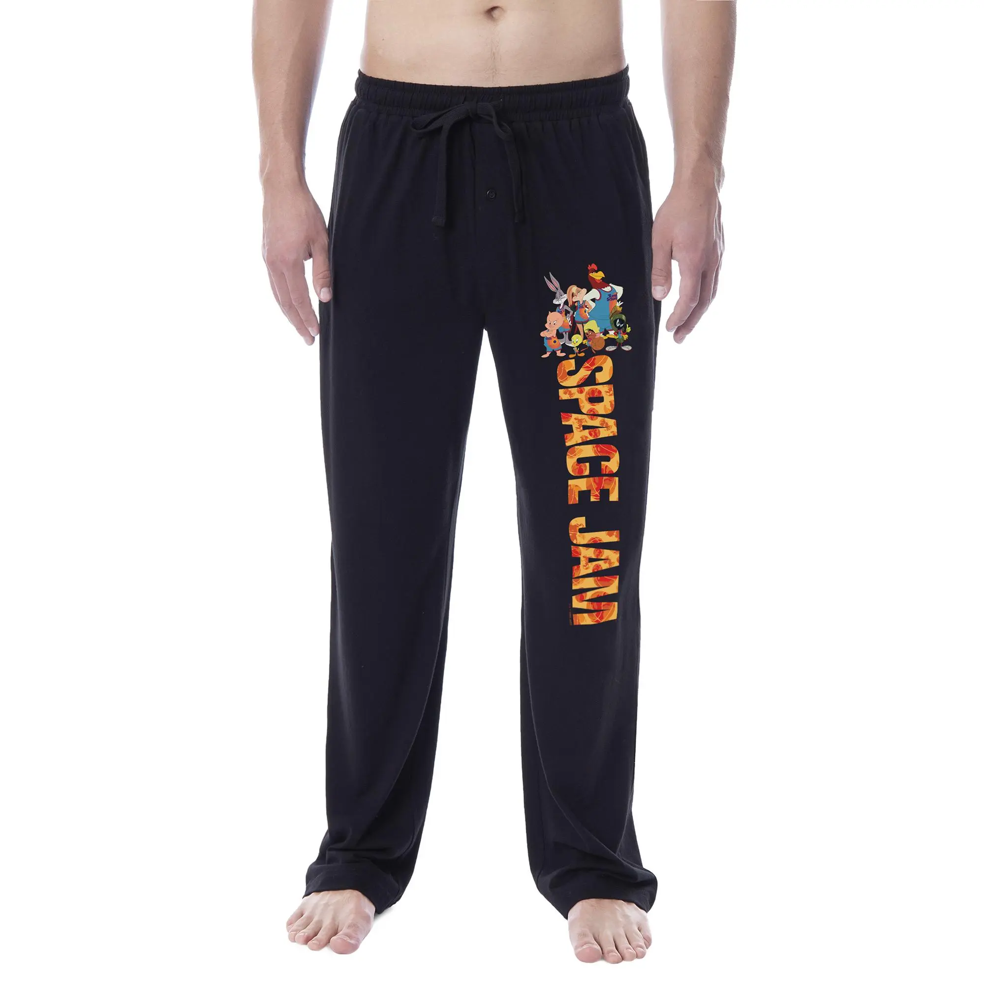 Looney Tunes Mens' Classic Space Jam Tune Squad Movie Sleep Pajama Pants
