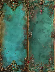 Bejeweled Tall & Skinny Junk Journal Papers