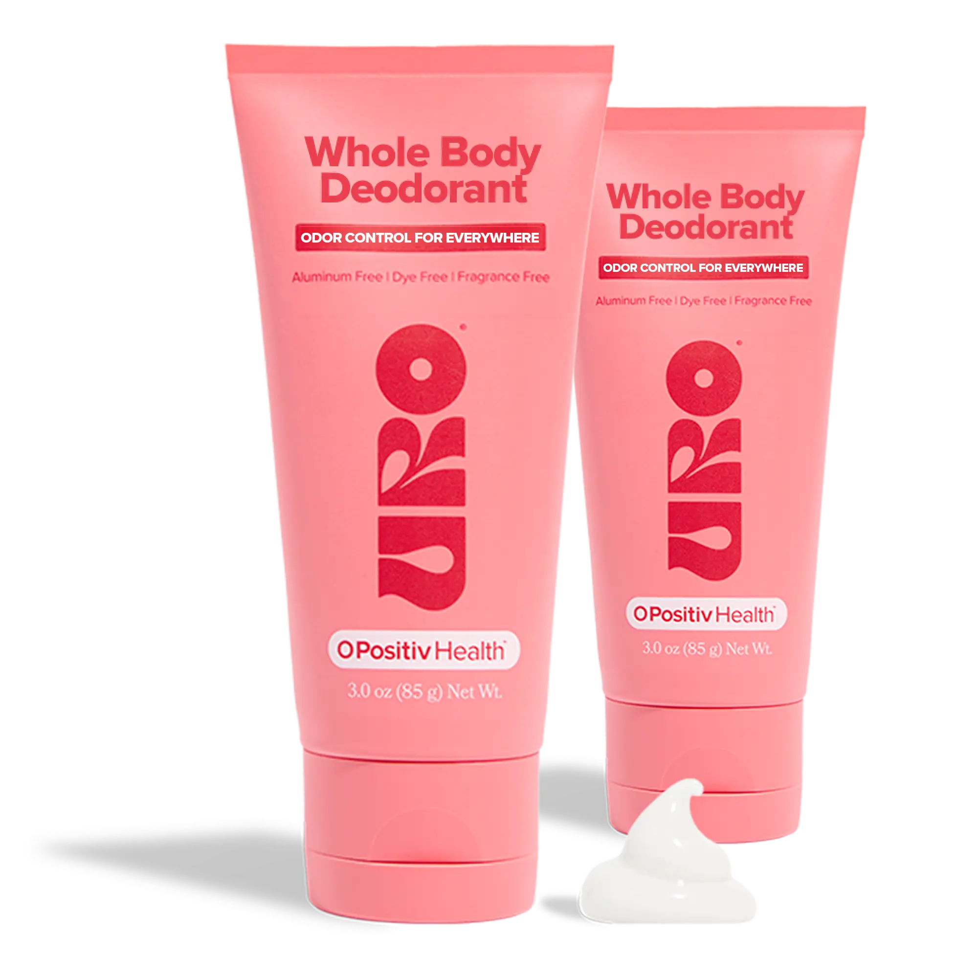 URO Whole Body Deodorant - 2 Tubes - Hypoallergenic, unscented, aluminum-free cream deodorant URO Whole Body Deodorant - 2 Tubes - Hypoallergenic, unscented, aluminum-free cream deodorant
