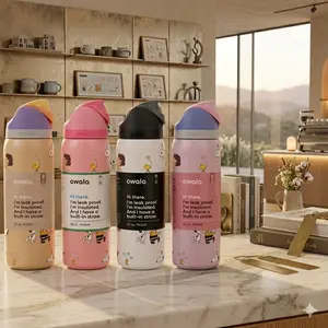 Owala FreeSip 32oz Insulated Stainless Steel Water Bottle - Limited Edition Dog Peanuts & Friends Peanuts Collection - Leak-Proof Flask with Built-in Straw