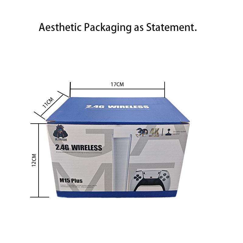 2026 Upgraded Retro Arcade Console, 40,000+ Childhood Classic Games, 4K HDMI, Plug & Play wireless Game with 20K Dual-Controller Retro Game Stick