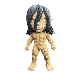 Eren Yeager Knitted - Inspired 3D Printed Collectible