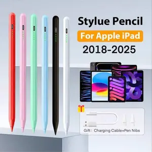 Rechargeable Stylus Pen, Multi-purpose Touch Screen Stylus Pen, Tablet Accessories for iPad & Android & iOS & Windows, Pen Pressure Stylus