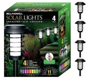 Bell + Howell Color Changing Solar Powered Pathway Lights