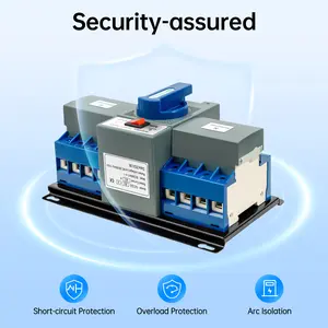 2026 Viral 63A Dual-Power Automatic Transfer Switch - ≤2s Fast Switching for AC220V Home/Commercial Use