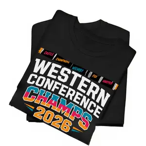Western Conference Champs 2026 Basketball Shirt, Retro Streetwear Game Day T-Shirt, Comfort Color Tee, Full Sizes, Full Colors, Unisex Graphic Crewneck, For Men, For Women