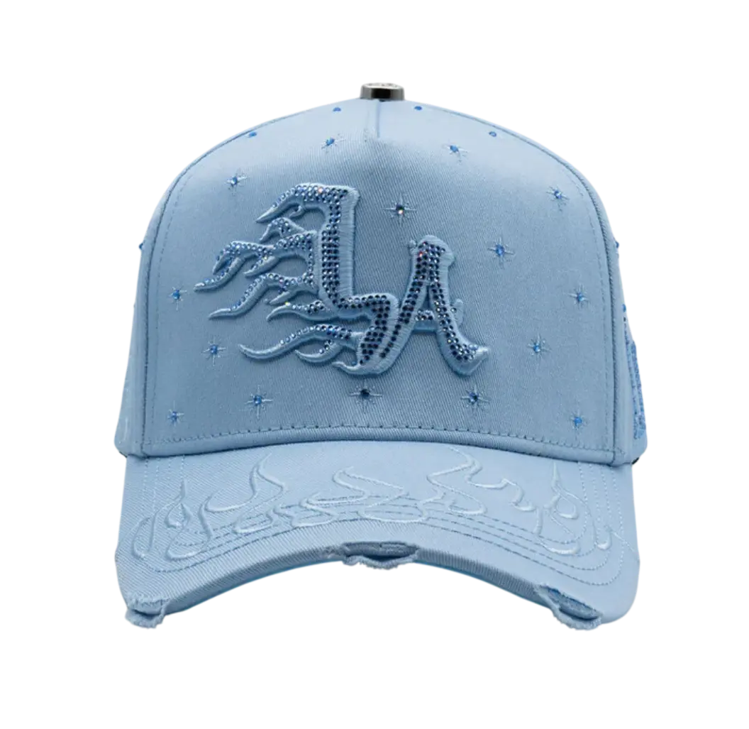 BIGG BOSS LA FLAMES BLUE KLAN SNAPBACK HAT BBLAFLAMES BLUE BIGG BOSS LA FLAMES BLUE KLAN SNAPBACK HAT BBLAFLAMES BLUE