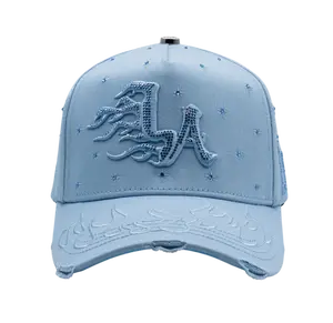 BIGG BOSS LA FLAMES BLUE KLAN SNAPBACK HAT BBLAFLAMES BLUE