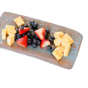 Ceramic Small Rectangular Platter - Elegant Design for Home Decor and Special Occasions