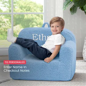 Personalized Cozee Sherpa Chair for Kids (Add Name In Checkout Notes) Personalized Cozee Sherpa Chair for Kids (Add Name In Checkout Notes)