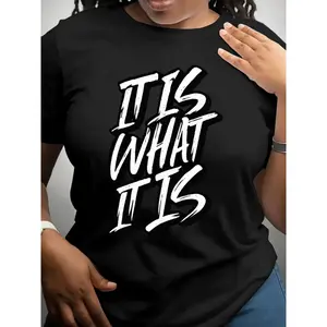 Women's Soft Breathable Round Neck Short Sleeve T-Shirt - Minimalist Casual Everyday Top Suitable for Women - Machine Washable Comfortable Daily Wear, Perfect Gift - Versatile Basic Tee