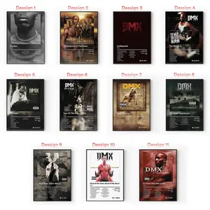 [Sale Up To 25%] DMX Album Posters, Classic East Coast Hip Hop Wall Art, Legendary Rap Music Aesthetic Decor, Vintage Album Artwork, Music Room Decor, Gift for Fans