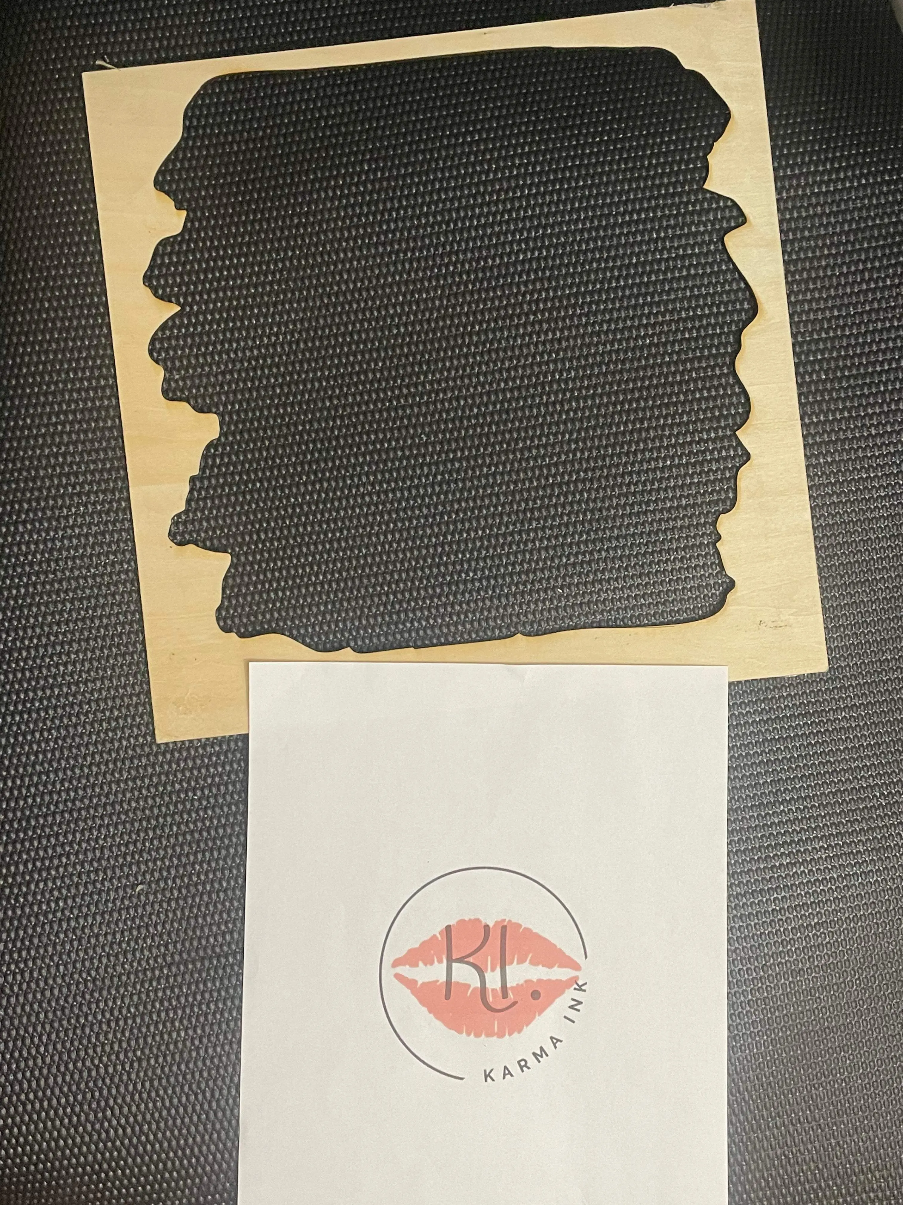 10x10 Wooden Rough Edged Square Outline Stencil for T-Shirt Bleaching (Beginner Bleachers)