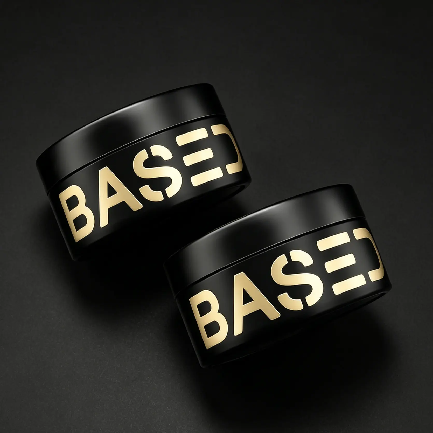 BASED Pomade 3.04fl oz | Medium Hold & Medium Shine | Simple Effective Natural Frizz Control Styling Hair Care Hair Clay Gel Haircare 90ml