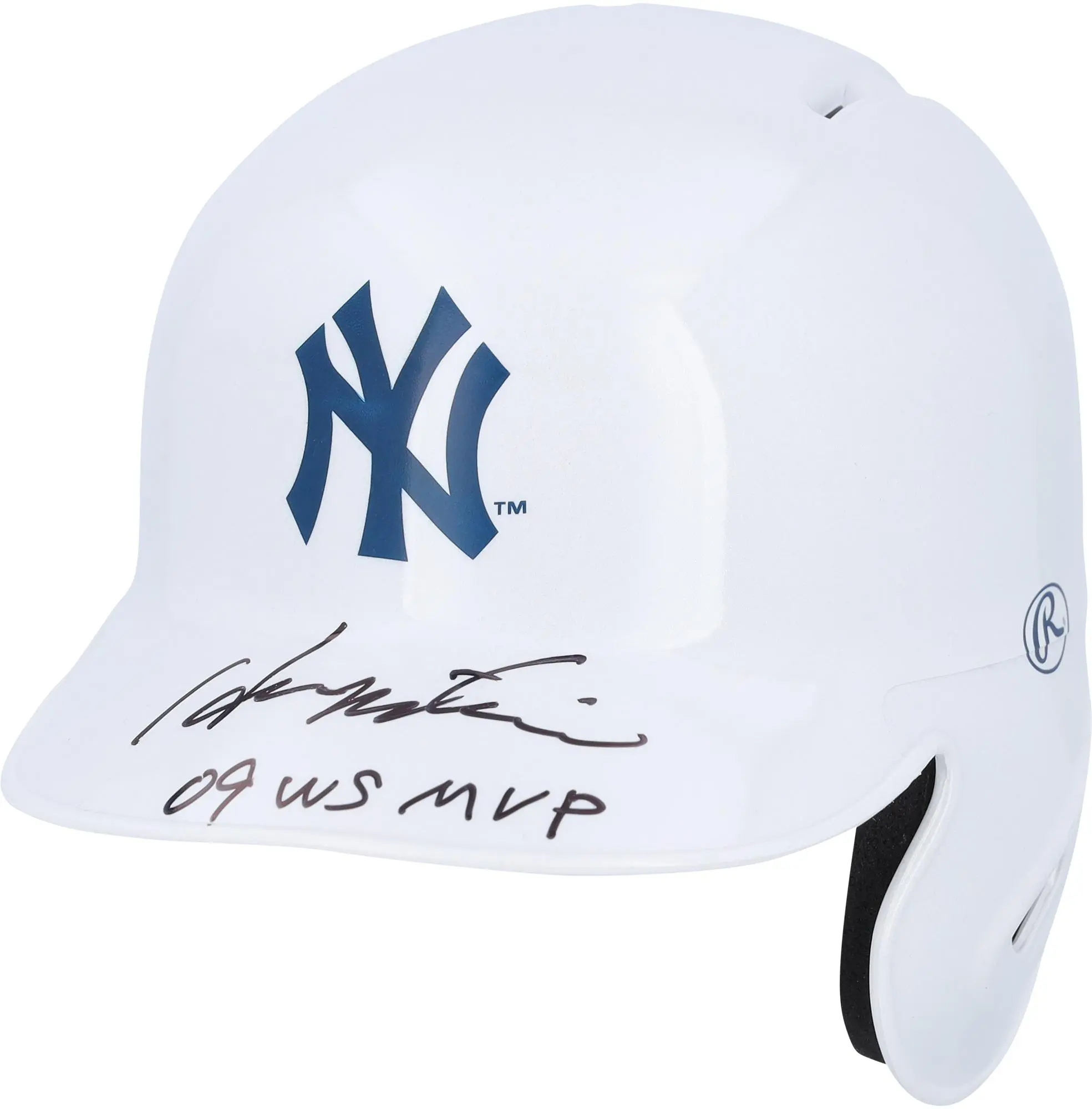 Hideki Matsui New York Yankees Autographed Rawlings Alternate Chrome Mini Batting Helmet with "09 WS MVP" - Fanatics Exclusive - Fanatics Authentic Certified