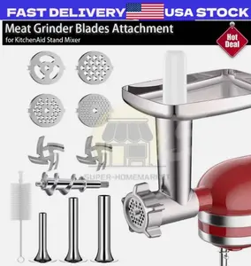 Kitchen Food Meat Grinder Sausage Stuffer Attachment For Kitchen-Aid Stand Mixer