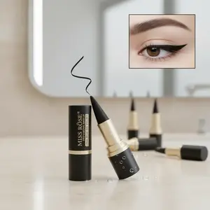 Long-Lasting Waterproof Eyeliner, Quick-Drying Black Eyeliner Pen, Easy to Apply for Eye Makeup, Professional Daily Makeup Accessories, Cosmetic