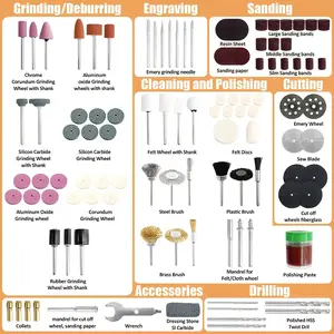 500 Piece Metal Polishing Machine Set, Small Electric Grinder Accessories, Mini Jade Grinding Head, Jewelry Polishing Kit, Tool Kit