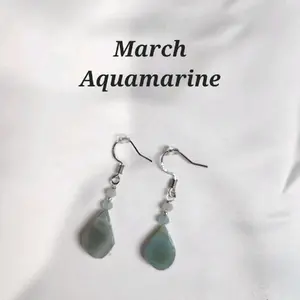 March Birthstone Earrings