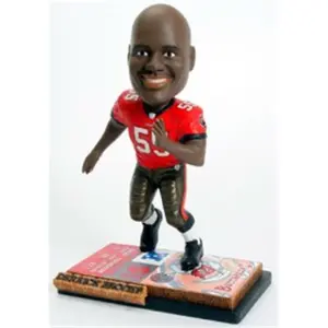 Tampa Bay Buccaneers Derrick Brooks Ticket Base Forever Collectibles Bobblehead
