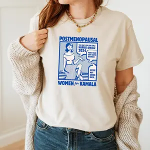 Post Menopausal Women For Kamala 2024 Shirt | Harris Walz 24 Rally Merch | Mind Your Own Damn Business | For The People We're Not Going Back