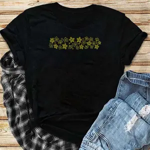Vintage Pyrex Spring Blossom Design Green T-Shirt