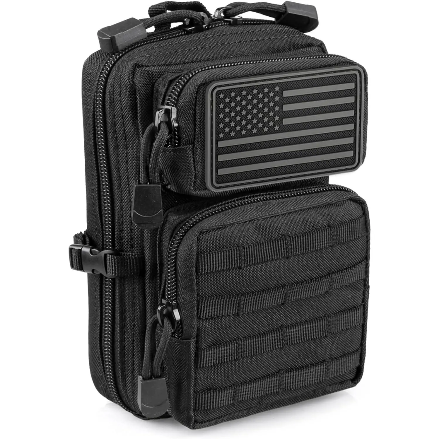 Tactical Molle Utility Pouch, EDC Tool Pouch Tactical Phone Pouches Mini Waist Pouches Medical EDC IFAK Pack Mini Design of 3-Day Backpack