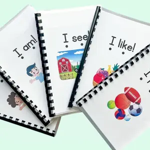 Emergent Reader Beginner Books Set of 5 Early Childhood Dotted Notebook Visual Learning Tools Classroom Supplies Charts Classroom Packs