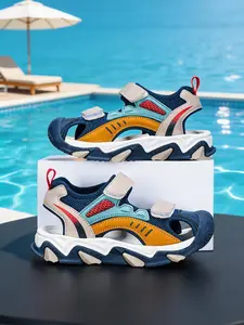 Open-Toe Sandals, Summer Beach Shoes, Casual Outdoor Sandals, Lightweight Comfortable, Fashion Versatile, Suitable for Boys Girls, All Seasons, Strap Sandals