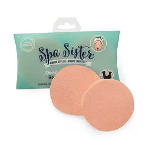 Spa Sister Deodorant Be-Gone Remover Sponges - Body Care Tool for Instant Cosmetic & Clothes Deodorant Residue Removal, Streak-Free Results