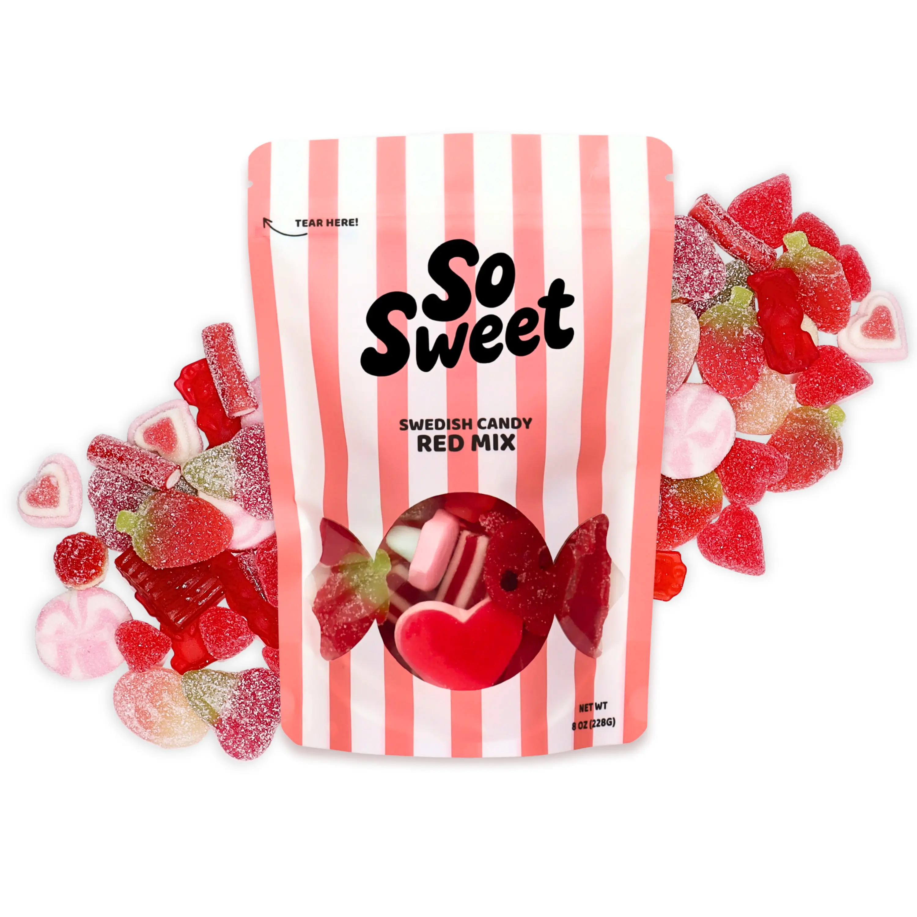 SoSweet Swedish Candy Red Mix (1/2lb)