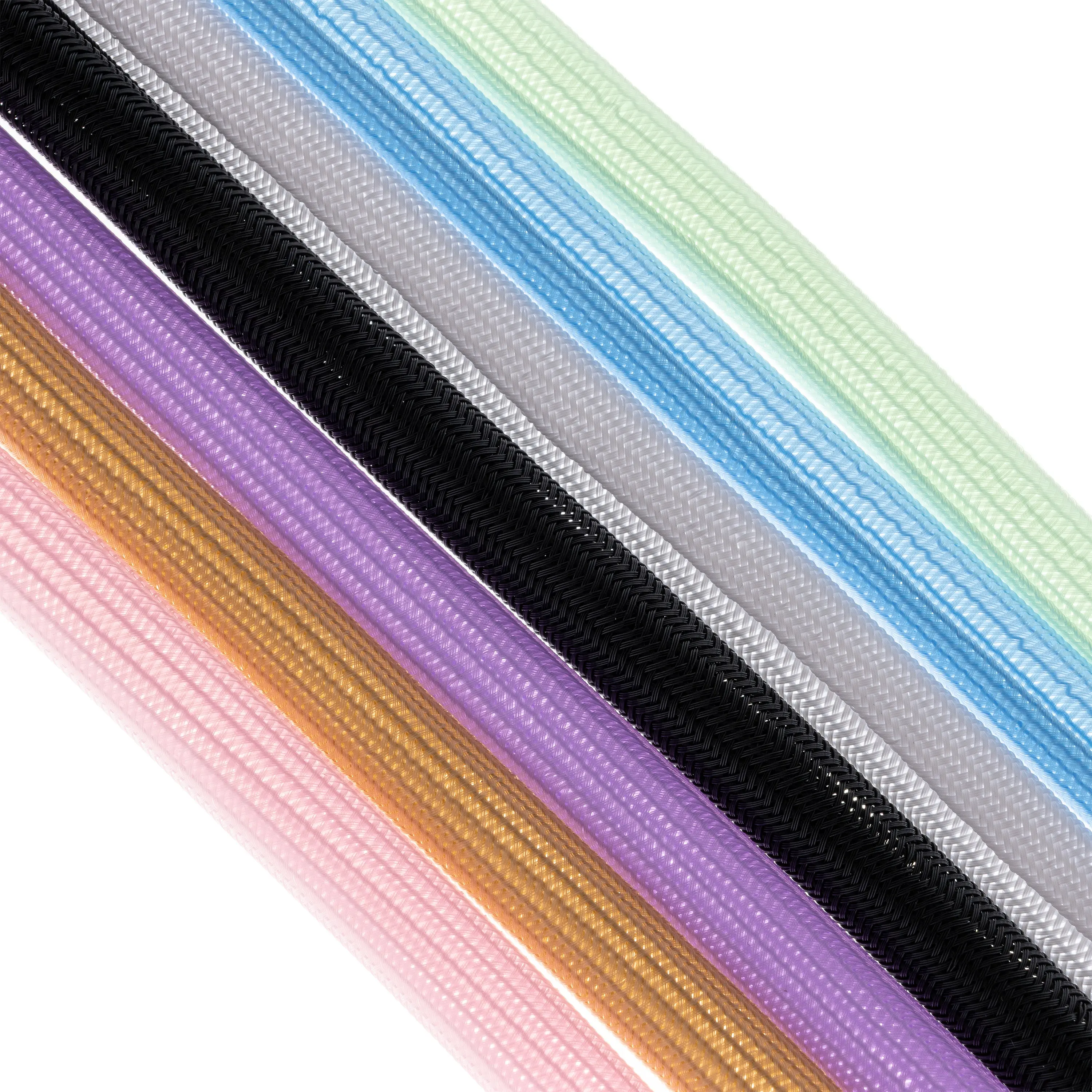 Pixio 10FT Tubing Cable Sleeve – 1/2 inch Flexible Cable Management Sleeve for PC, Gaming, TV & Office, Wire Organizer for Desk Cable Cleanup