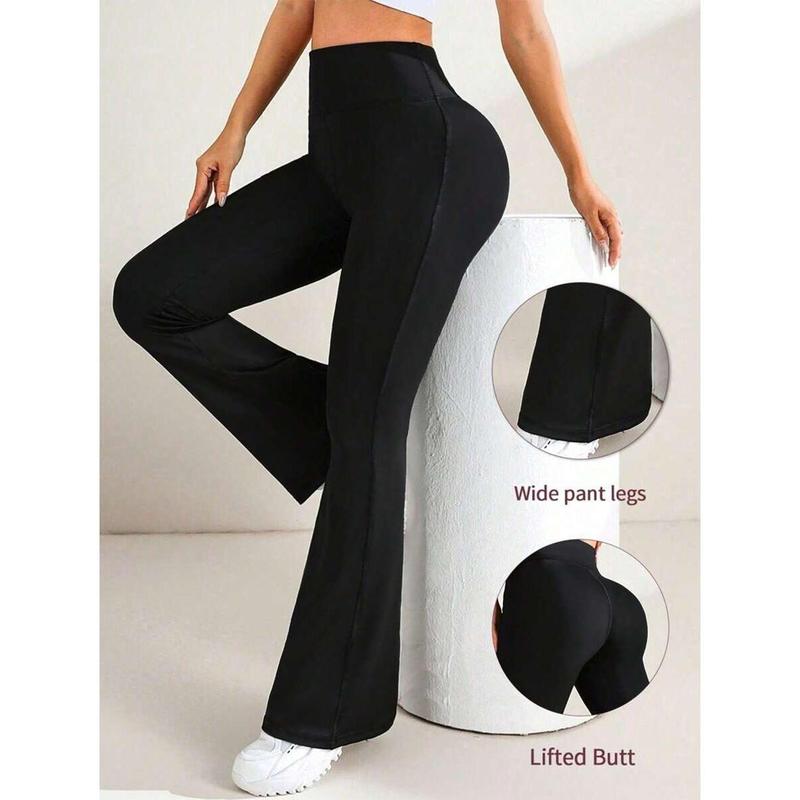 PETITE Slimming High-Rise Bootcut Leggings - Stretch Fabric, Flare Fit For Yoga & Fitness, Breathable Women's Gym Wear