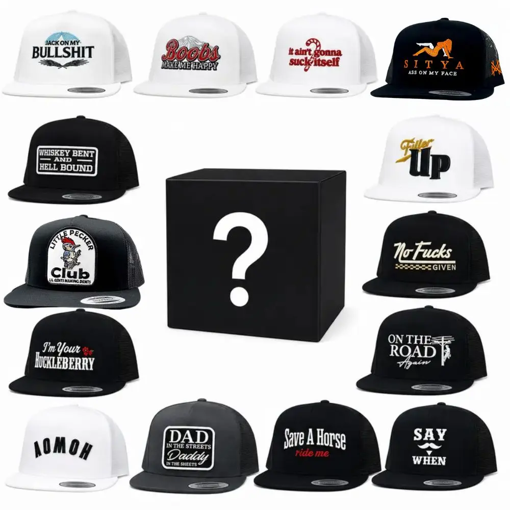 Classic Hat One Hat Sent, Snapback Box Save A Horse, Little Picker Club, Boobs Make Me Happy, Off The Road, Howdy, Say When, No F Given Hat Gift For Man