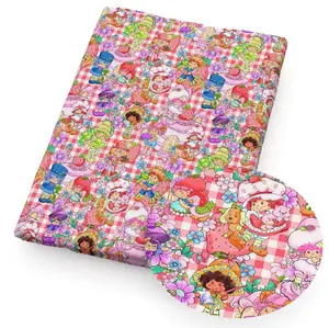 Strawberry Shortcake Printed Faux Leather Strawberry Shortcake Printed Faux Leather