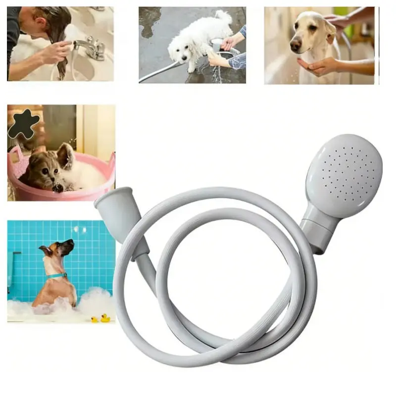 Multifunctional Faucet Shower Head Drain Filter Soft Tube Sink Cleaning Head Bathroom Shower Equipment Pet Bathing Cleansing Supplies Bathroom Fixtures Showerhead With Filter