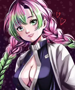 Demon Slayer original print Mitsuri Kanroji