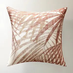 Z Gallerie Palms Outdoor Pillow 20" - Mocha Mousse