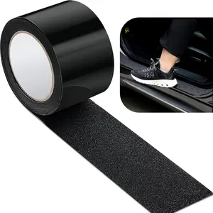 Car Door Edge Guards Door Sill Protector Automotive Entry Guard Anti Collision Scuff Sill Trim Protection Strips for Most Cars Vehicles Accessories(.Inch Wide, .Feet,Black)