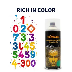 VANGHEM All-Purpose Multi-Purpose premium spray Paint 13.5OZ Waterproof Sun-Resistant Ideal for Cars Furniture Art DIY Various Colors Rich Colors Fast-Drying  Fade-Resistant Car Scratch Repair&repair paste