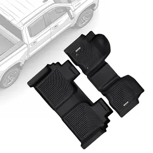 OEDRO Floor Mats Fit for 2019-2026 Chevrolet Silverado GMC Sierra 1500 & 2020-2026 2500HD 3500HD Crew Cab Bench Seat