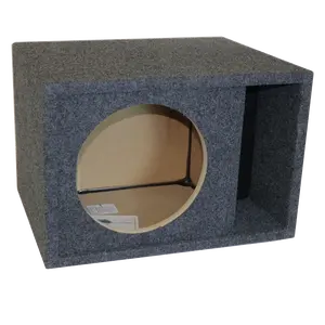 15 in Single Kerf-Vented Enclosure- all 3/4 inch USA built Subwoofer Enclosure Precision CNC-Cut, Premium MDF Construction. Proudly USA Made.