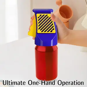 Single-Handed Soda Can Opener, Ergonomic Handle Design, Ideal for Opening Soft Drinks & Beer Cans, Easy-To-Use, Convenience, Effortless Beverage Accessory